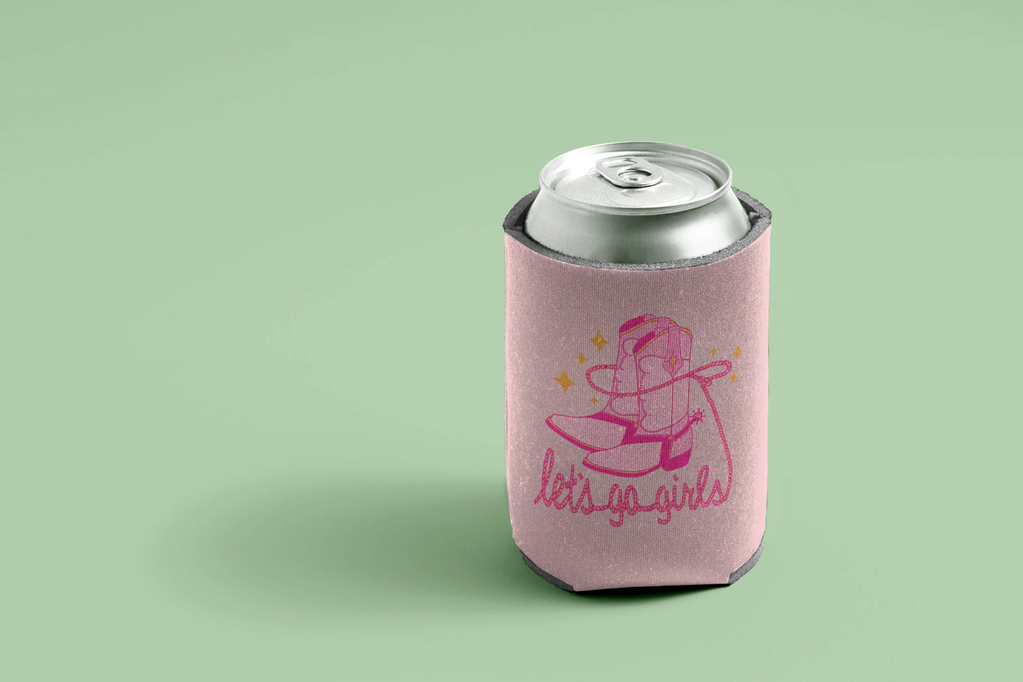 "Let's Go Girls" Cowgirl Koozie