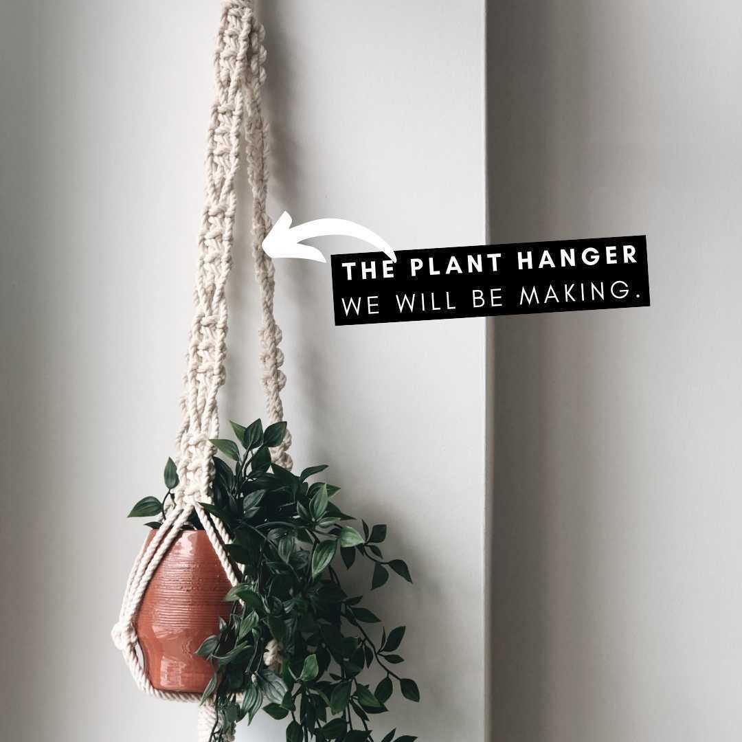 Macramé Plant Hanger Workshop | September 18 from 6-8p