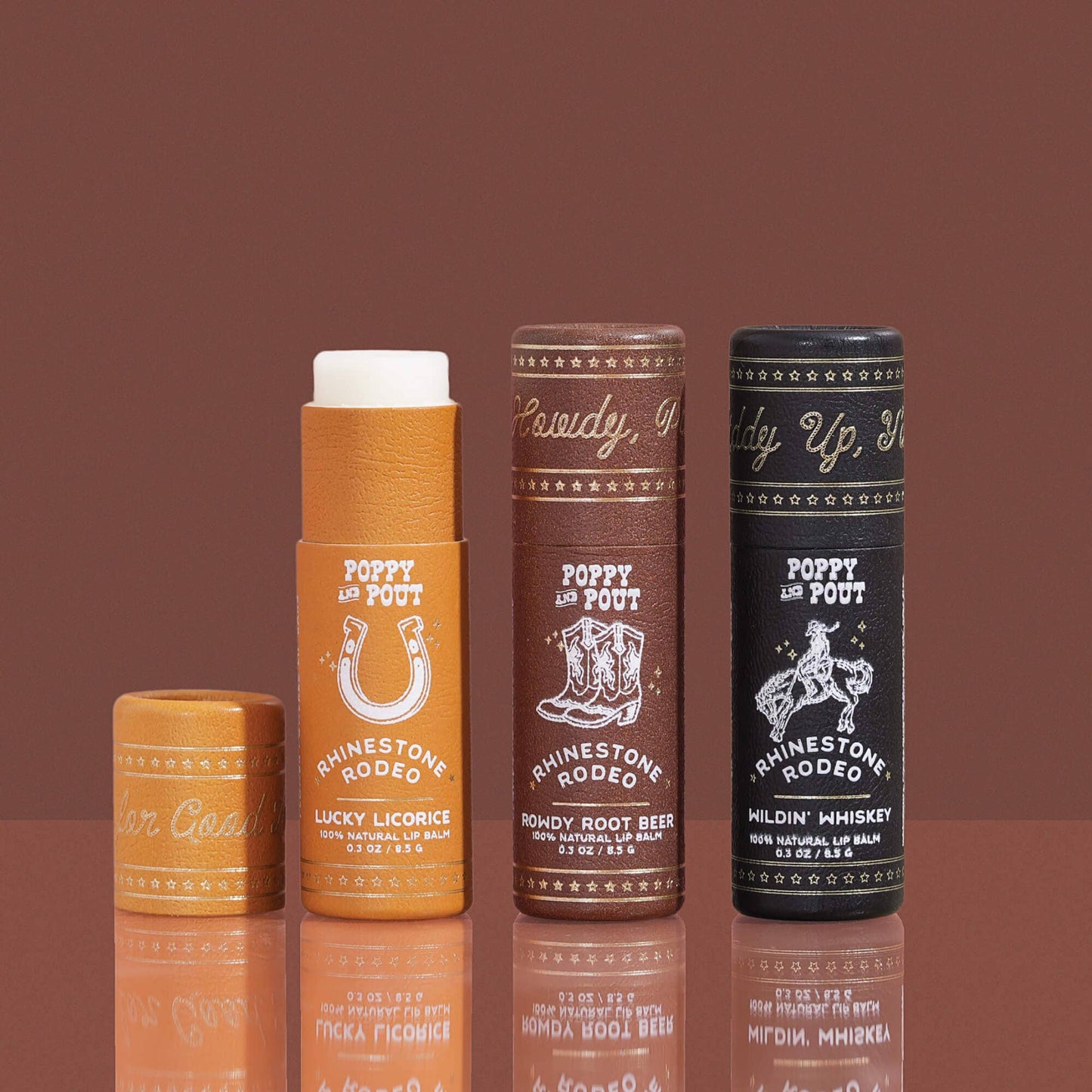 Rhinestone Rodeo Lip Balm Trio